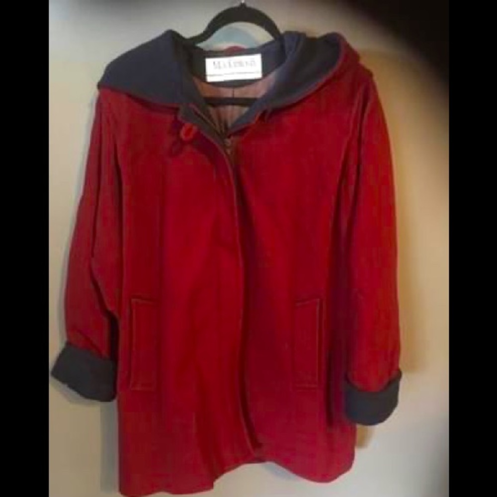 Poncho wool coat